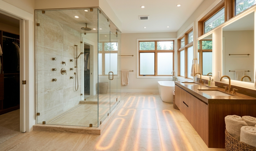master ensuite renovation in Vancouver after